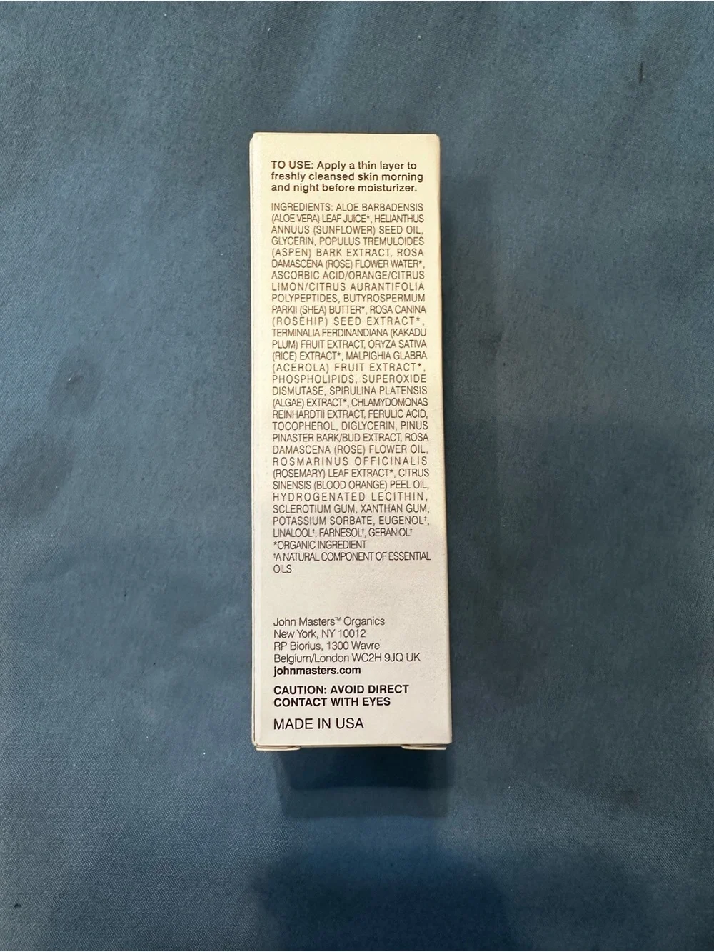 John Masters Organics Intensive Daily Serum with Vitamin C & Kakadu Plum - White